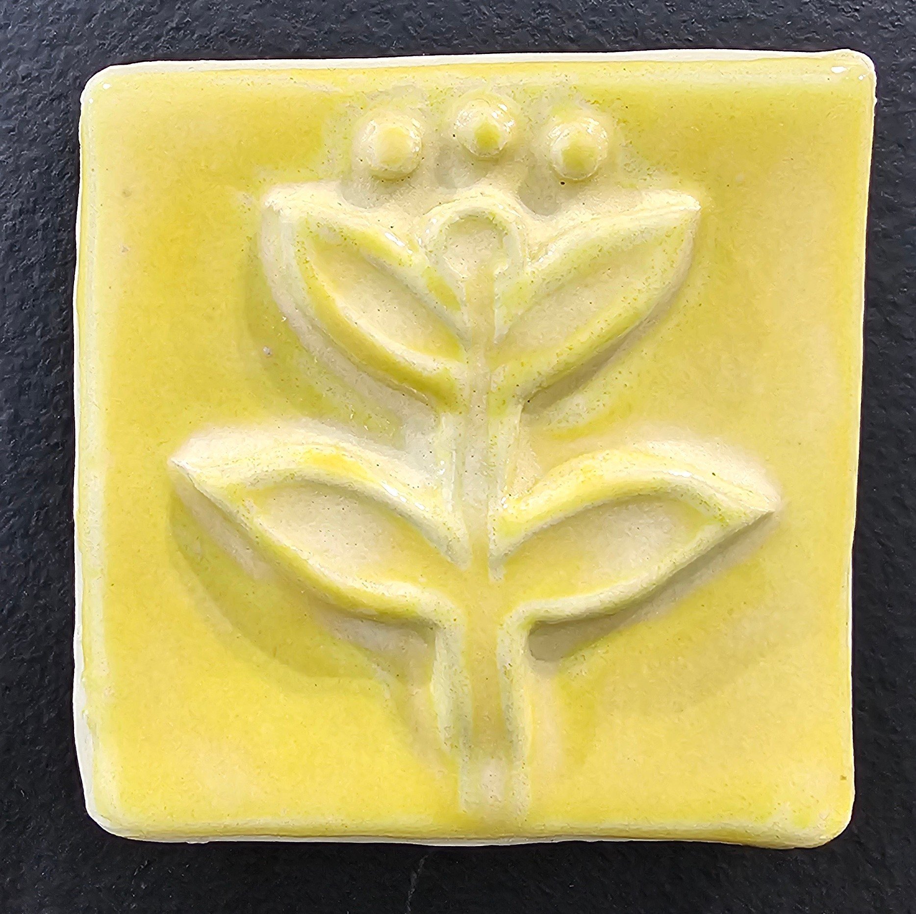  NO.21 YELLOW FLOWER WALL TILE   $45
