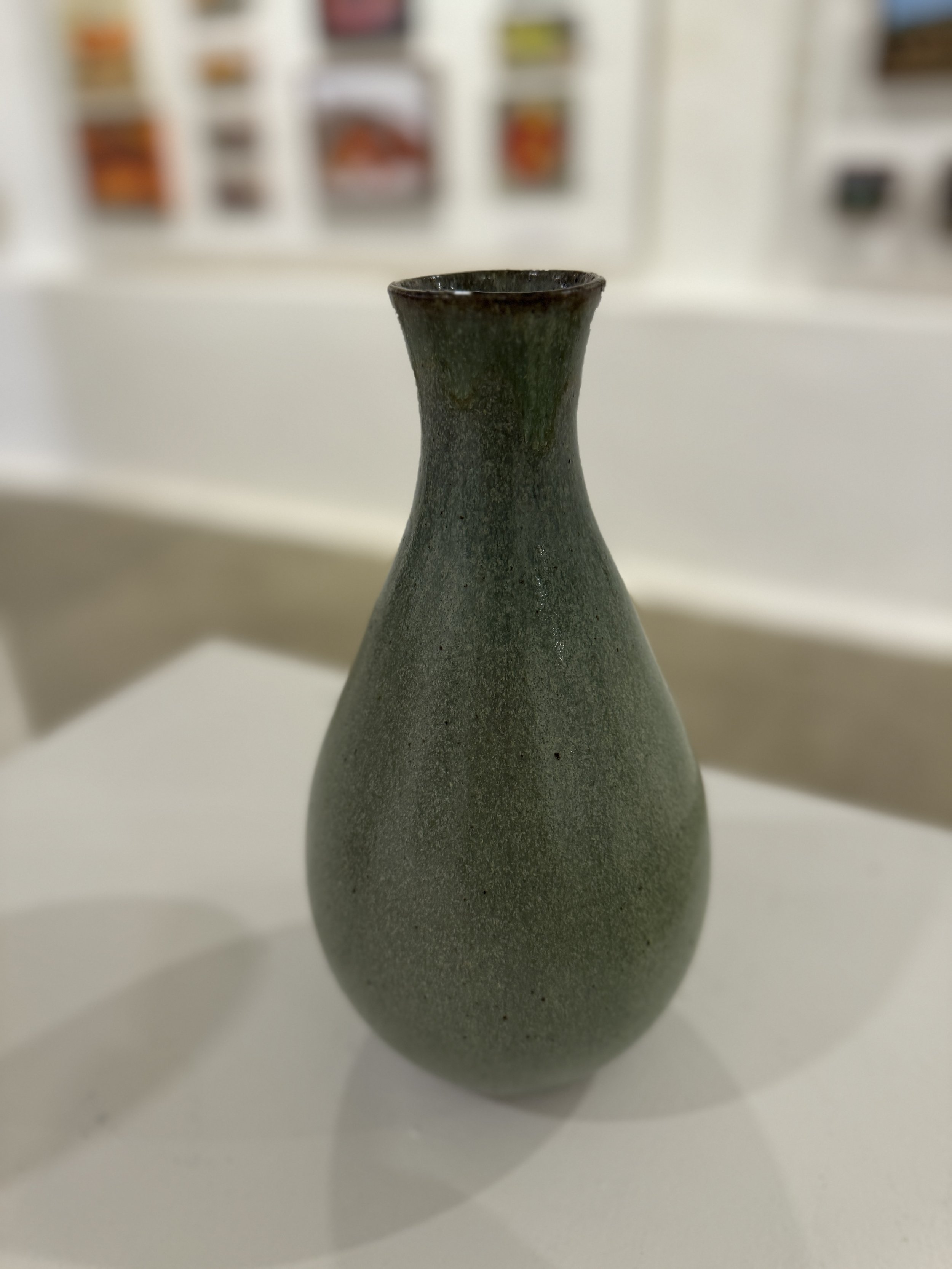 Blue Vase, Wild Clay, Mixed Stains and Glazes, Joe Boas, $240