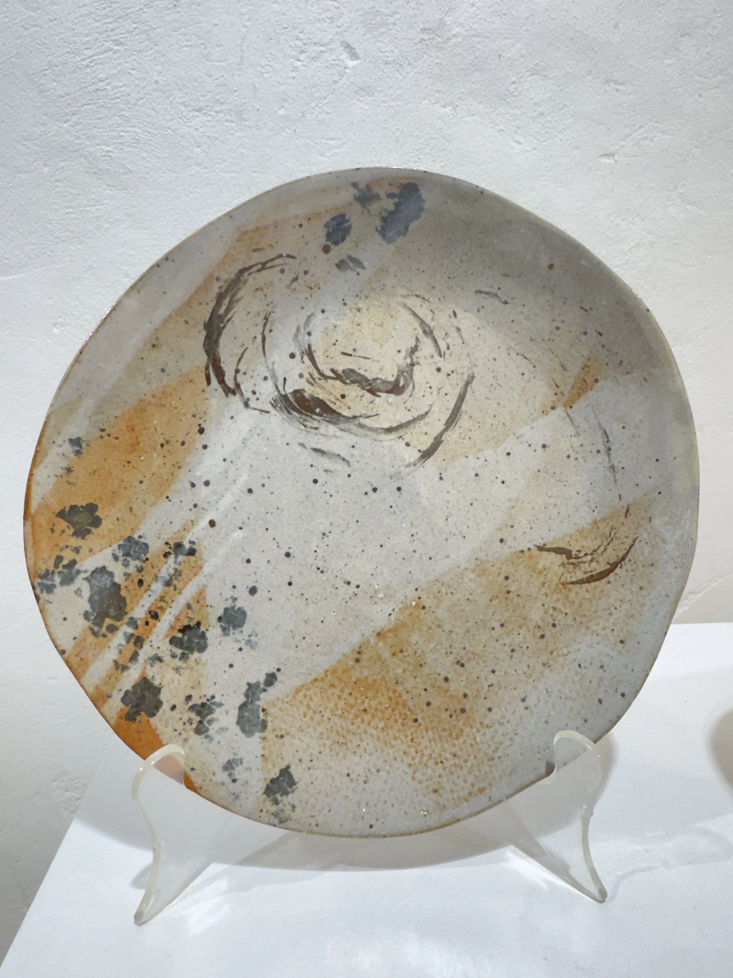  NO.5, SHINO GLAZE REDUCTION FIRED PLATE   Charmaine Osborne   $85