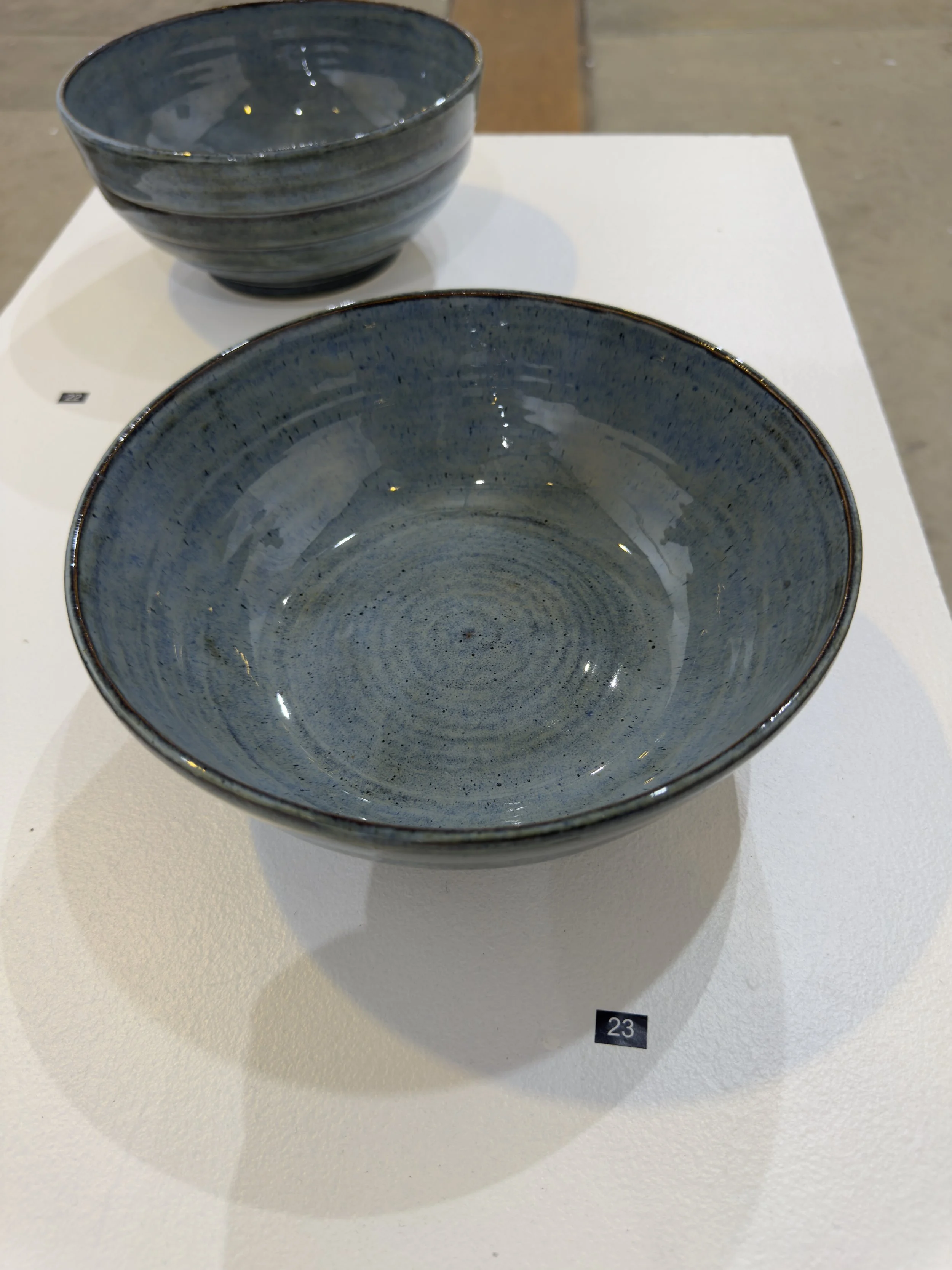  NO.23,  BLUE SERVING BOWL   Merrill Kent   $80