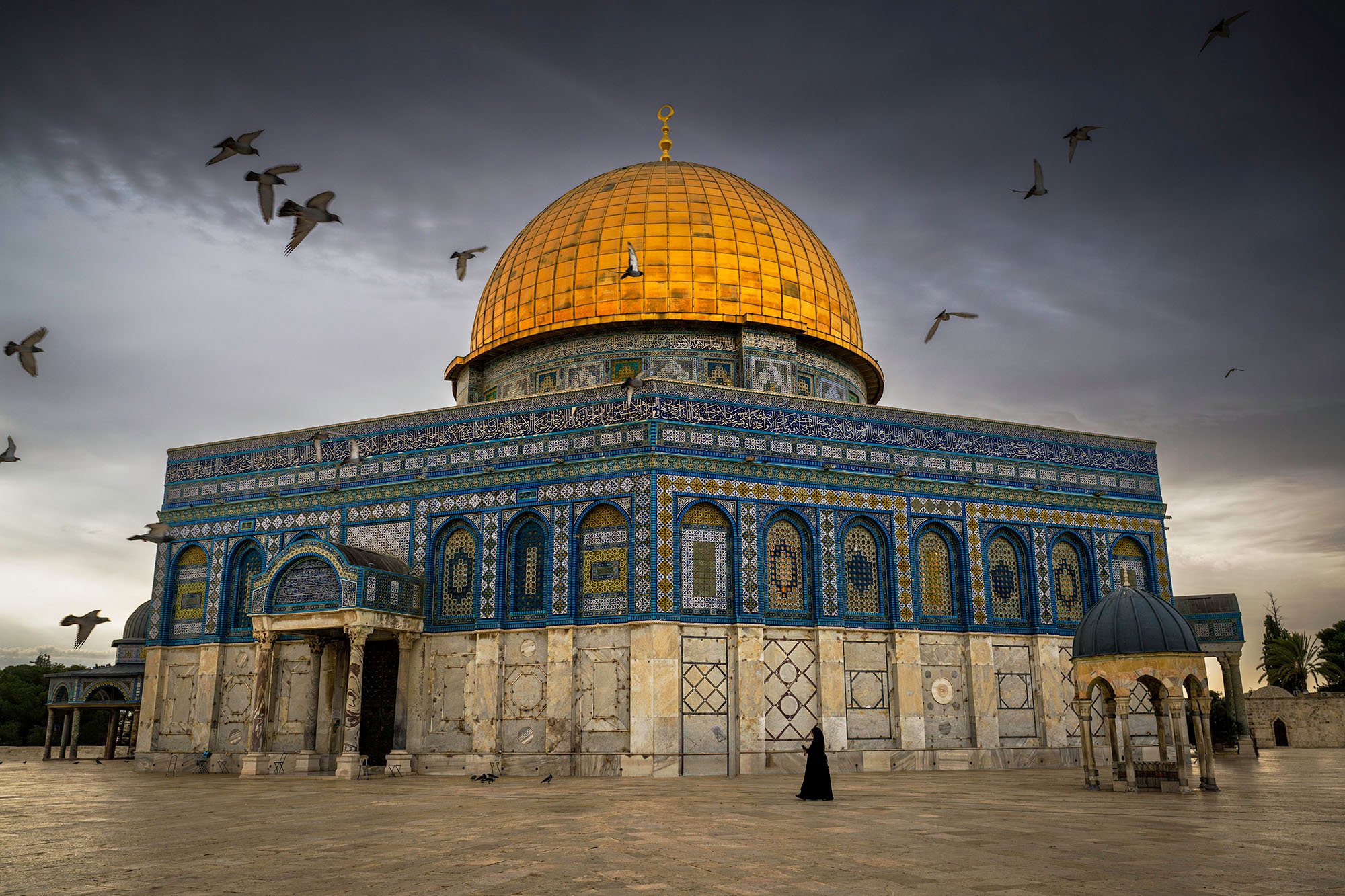 DOME OF THE ROCK Pigment print on cotton rag 120 x 85cm Steve Trutwin Framed $950 Unframed $750