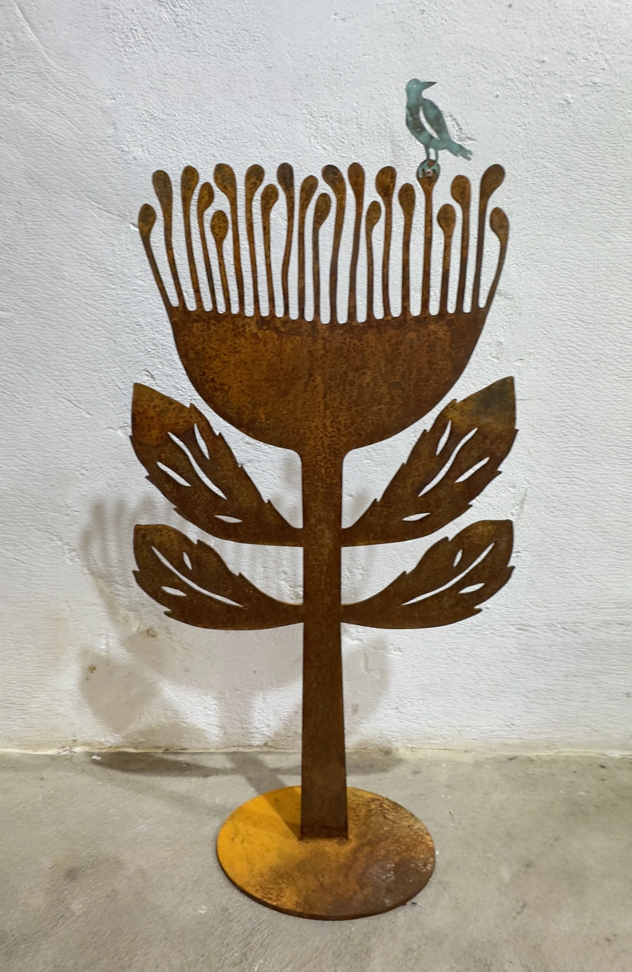  WARATAH AND MAGPIE    Mild steel and copper    Anna Small  $495