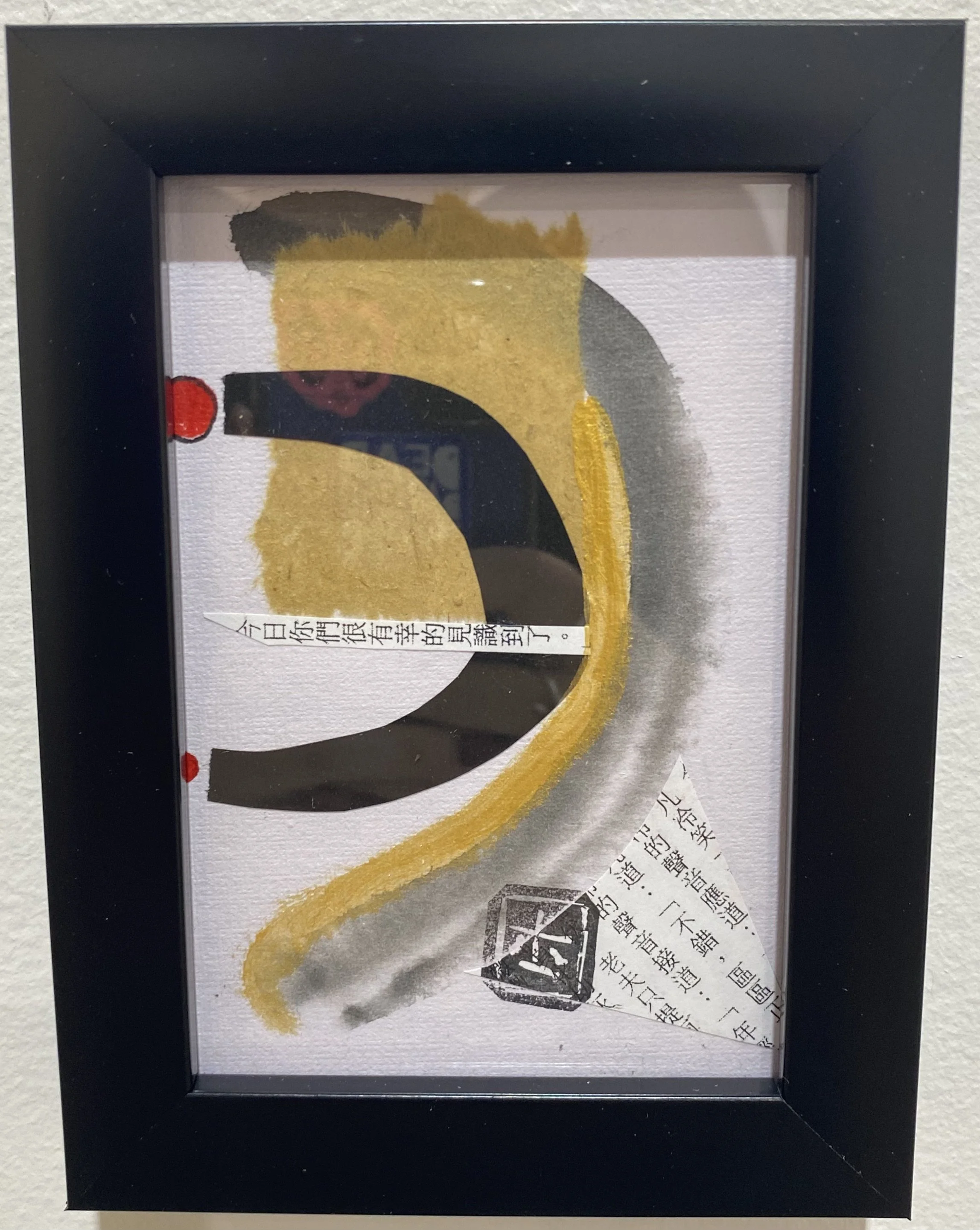  UNSPOKEN, NO.20     Mixed media    Susan st Clair  $35