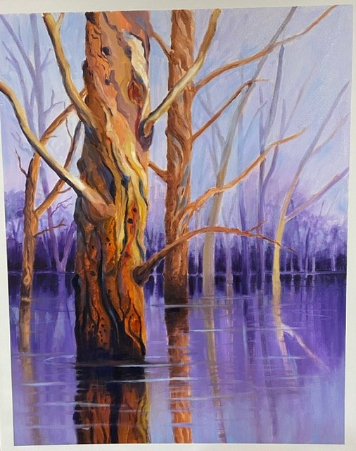 Flood Waters, 61 x 78cm, Mary Margetts