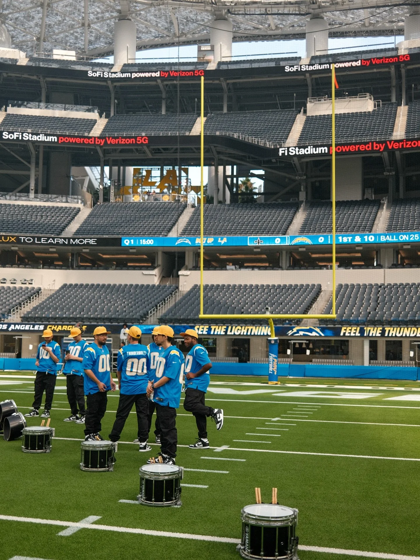 See the lightning, feel the thunder 🙂‍↕️ 
We’re back on SUNDAY for a home game vs. the @broncos 
#sidleentertainment #entertainment #liveentertainment #livemusic #livedrumline #drumlineentertainment #professionaldrumline #sportsdrumline