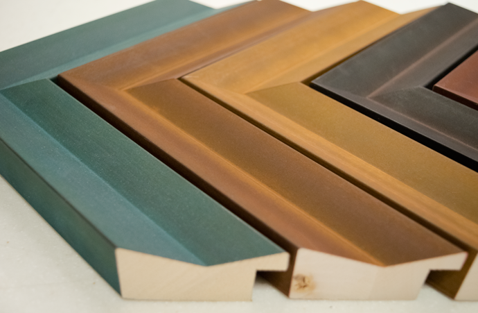 Amber Rust Oxide finish(top) and the hand finished rust detail.