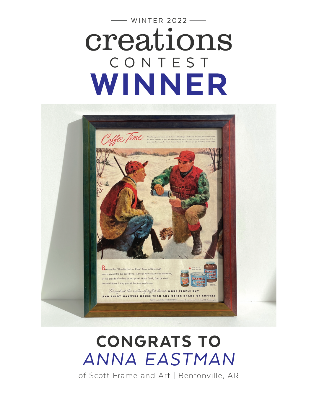 Winter 2022 Creations Winner! 