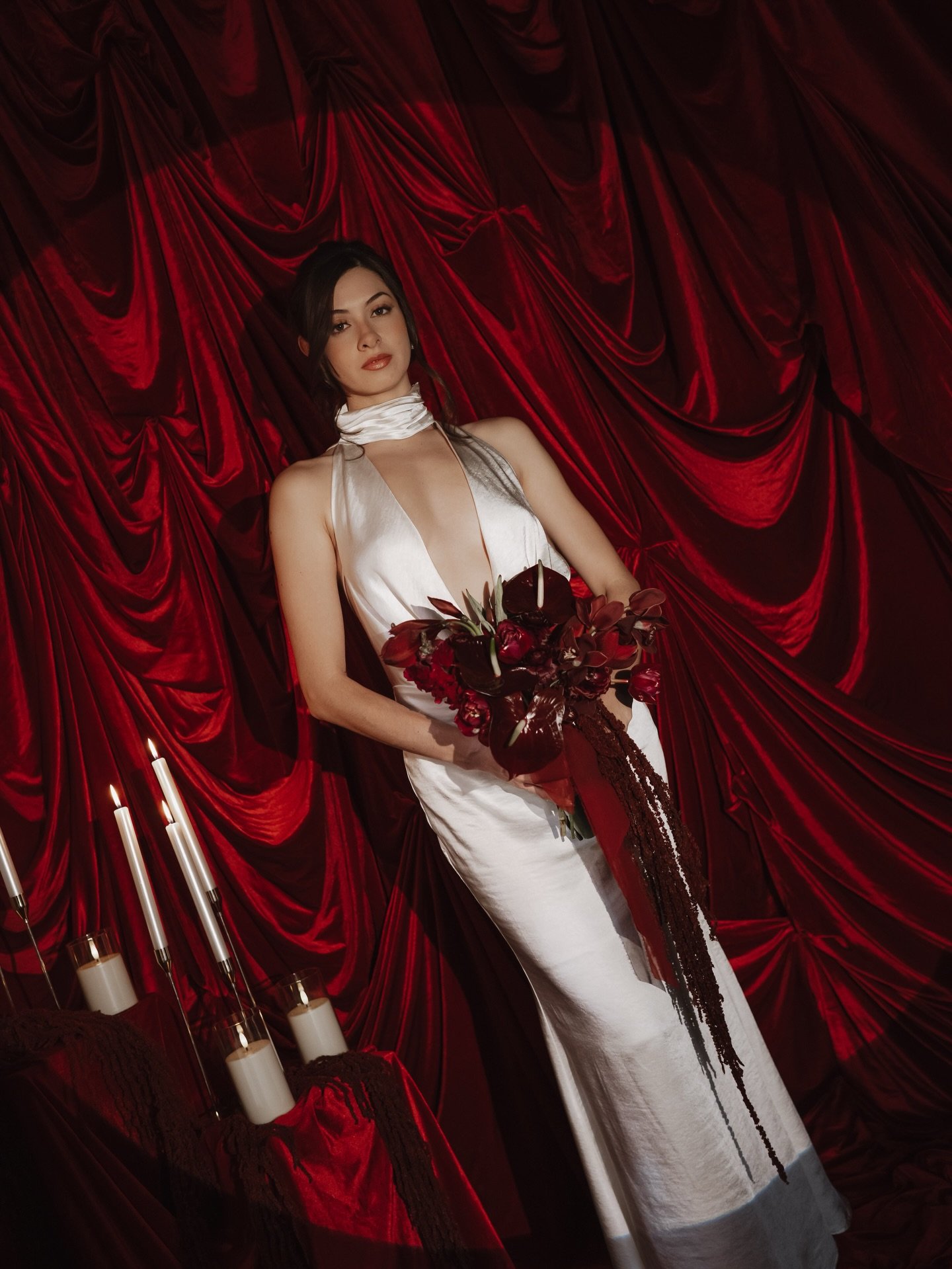 Can&rsquo;t get enough of these! 
Looking for a way to elevate your bridal bouquet?
Anthuriums, cymbidiums, &amp; cascading amaranthus are the perfect statement flowers. 

Creators: @marigold_creatives
Photographer: @arlynereneephotography
Studio: @a