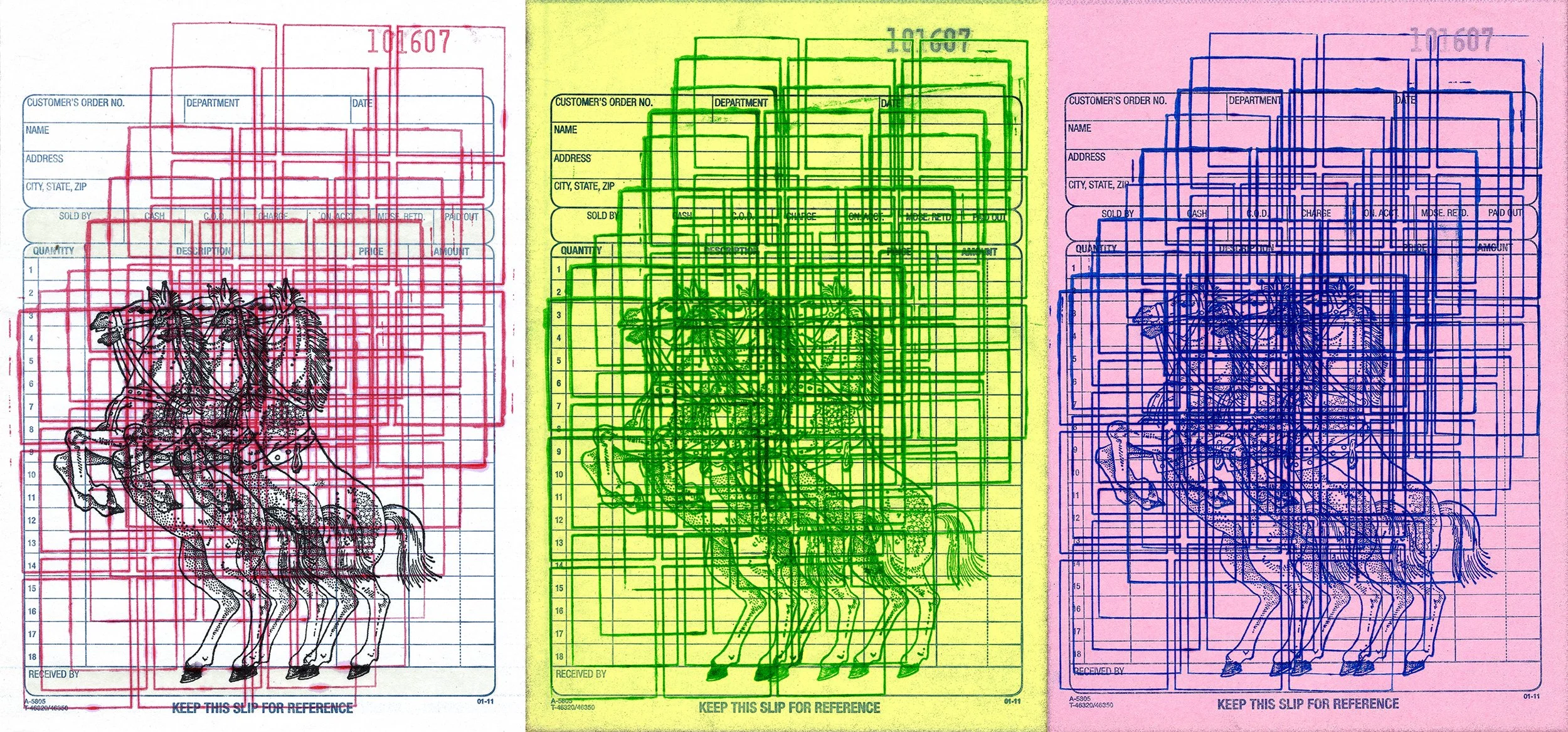 Exchange States (State III, No. 1, 2 & 3 - Triptych)