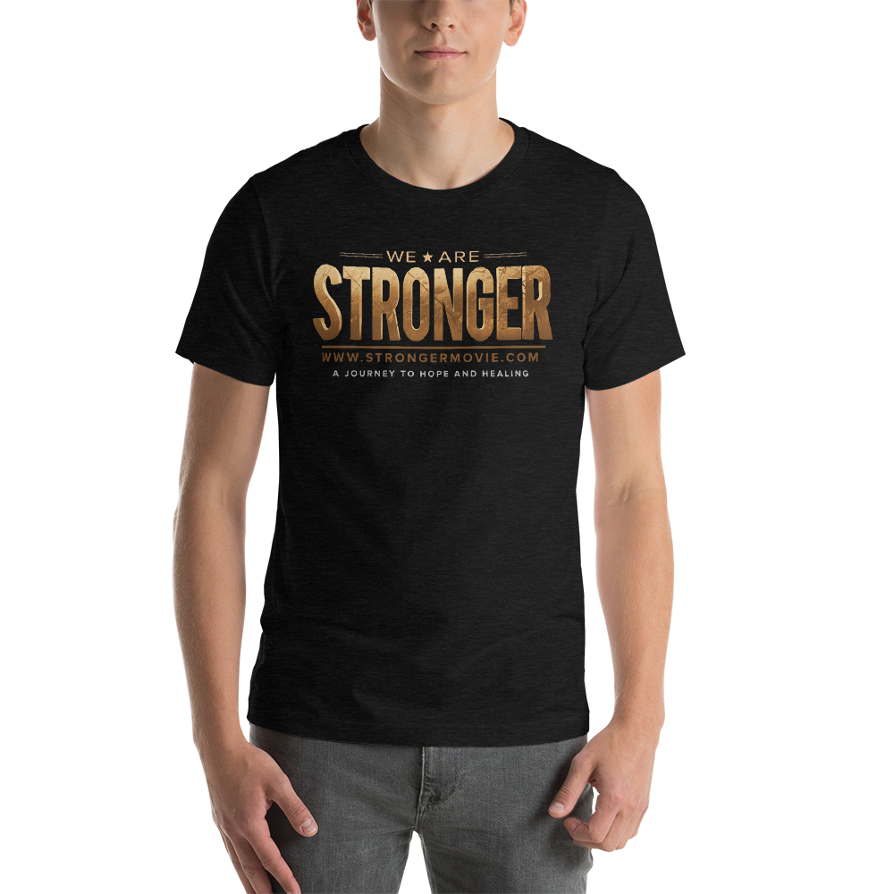 CLASSIC WE ARE STRONGER SHIRT - BLACK HEATHER