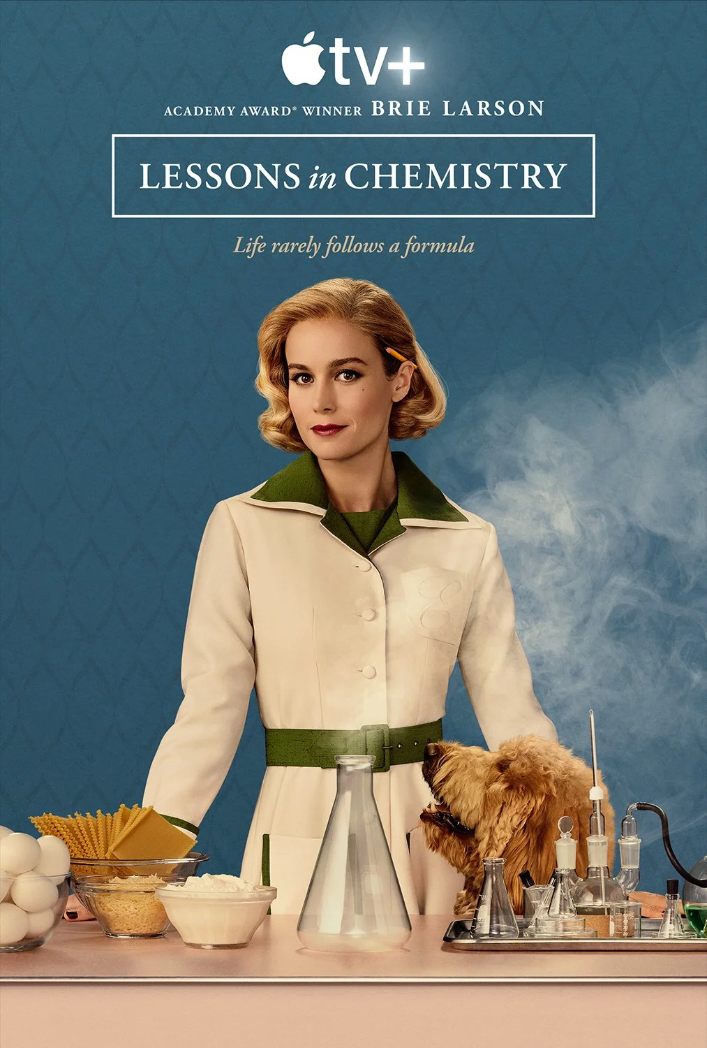 Lessons in Chemistry Key Art Apple