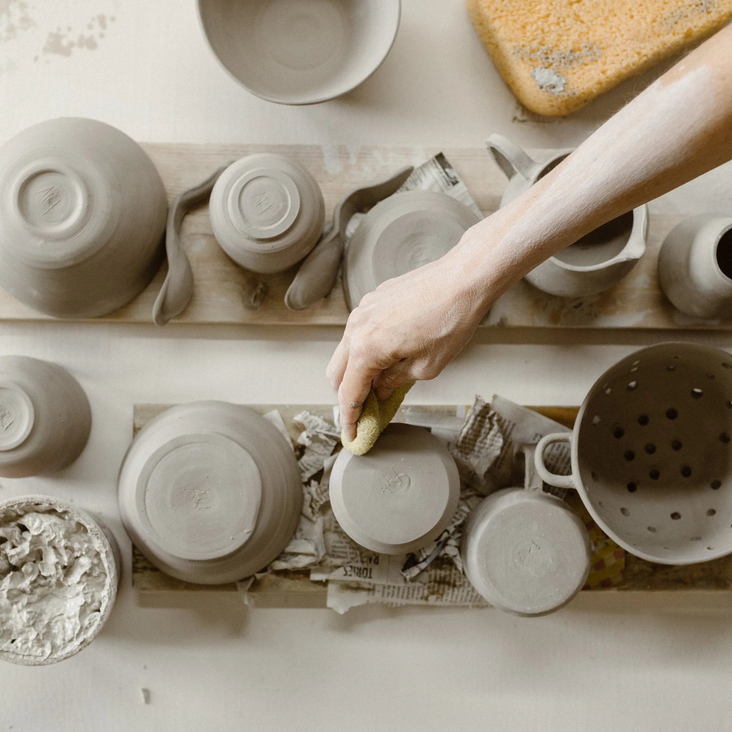 Monday Evening Intermediate Level  - Pottery on the Wheel