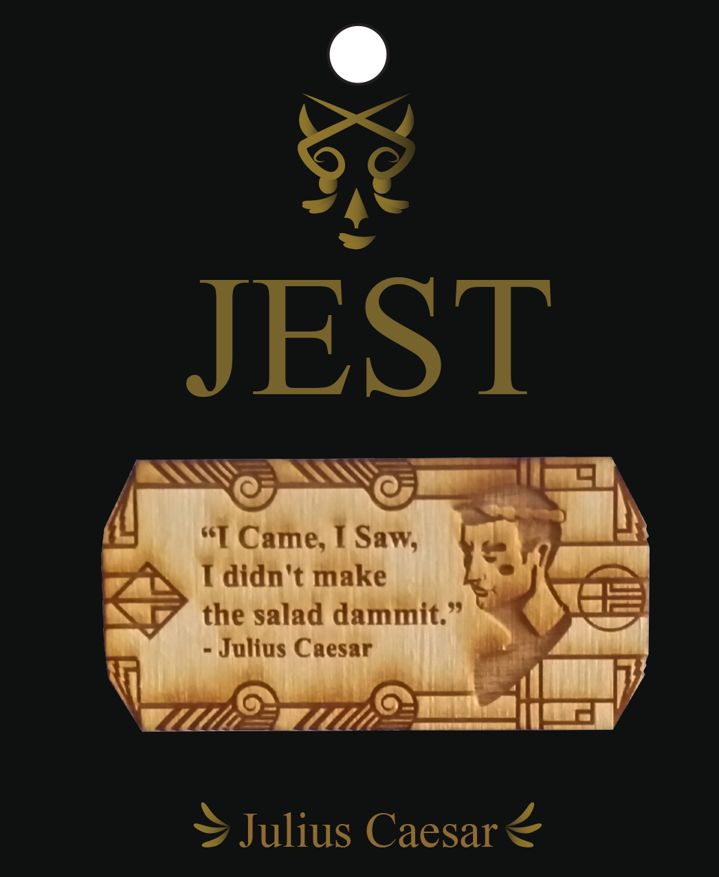 "Jest" Wood Pins