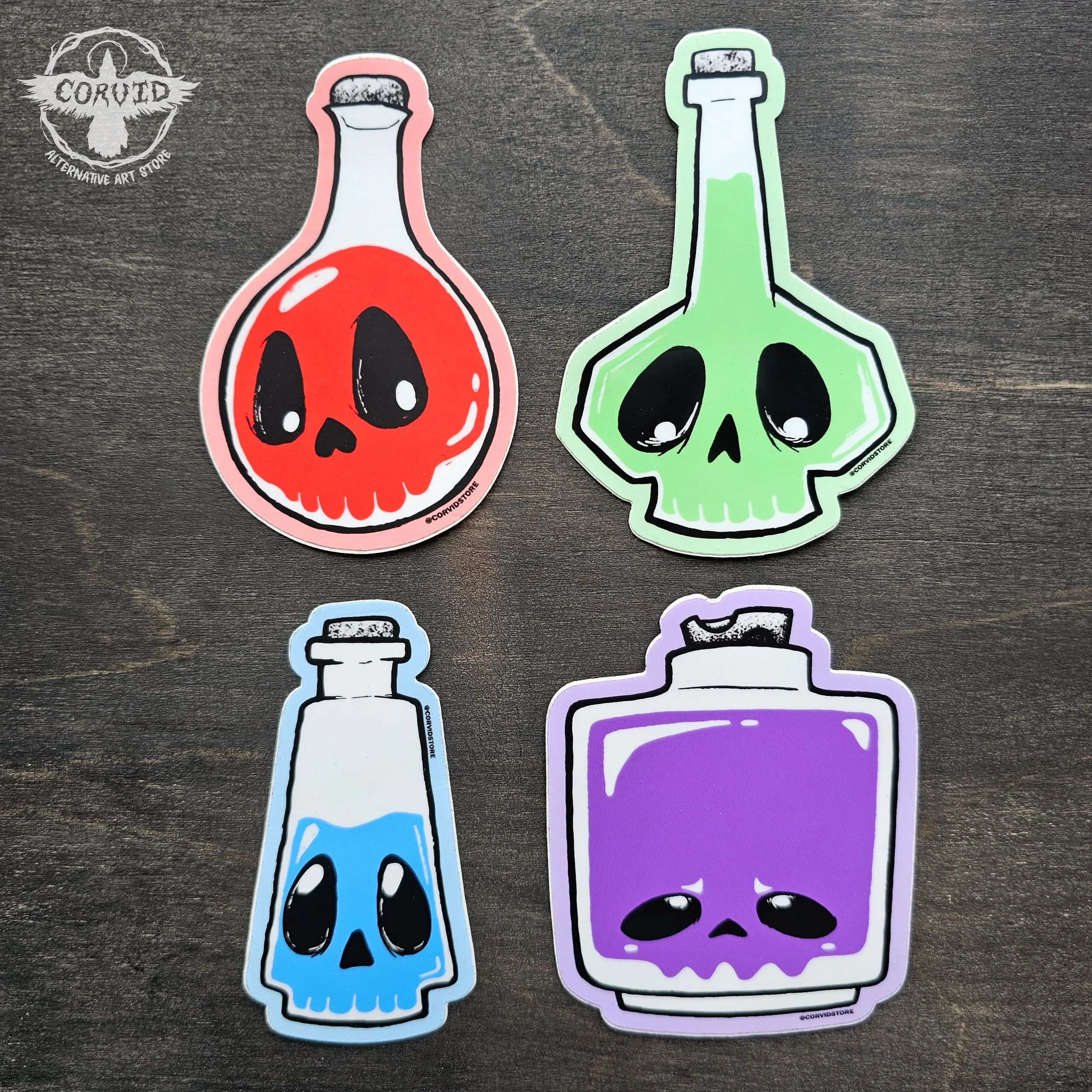 Potion Bottle Stickers (Clear)