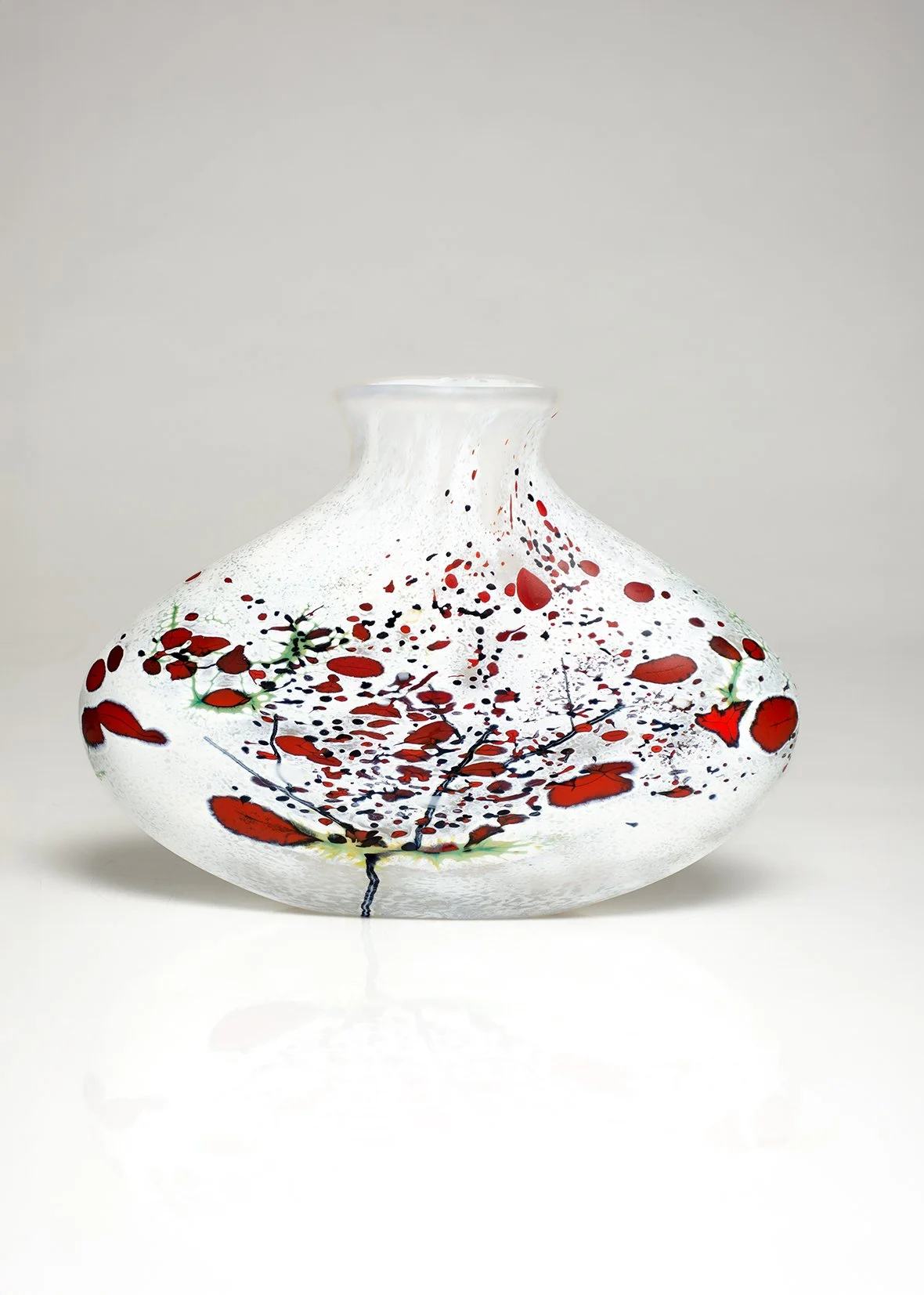 Cherry Blossom Landscape Vase