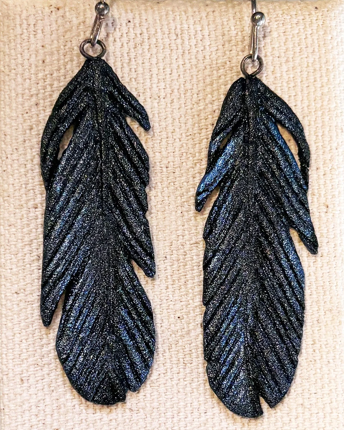 Black Raven Earrings