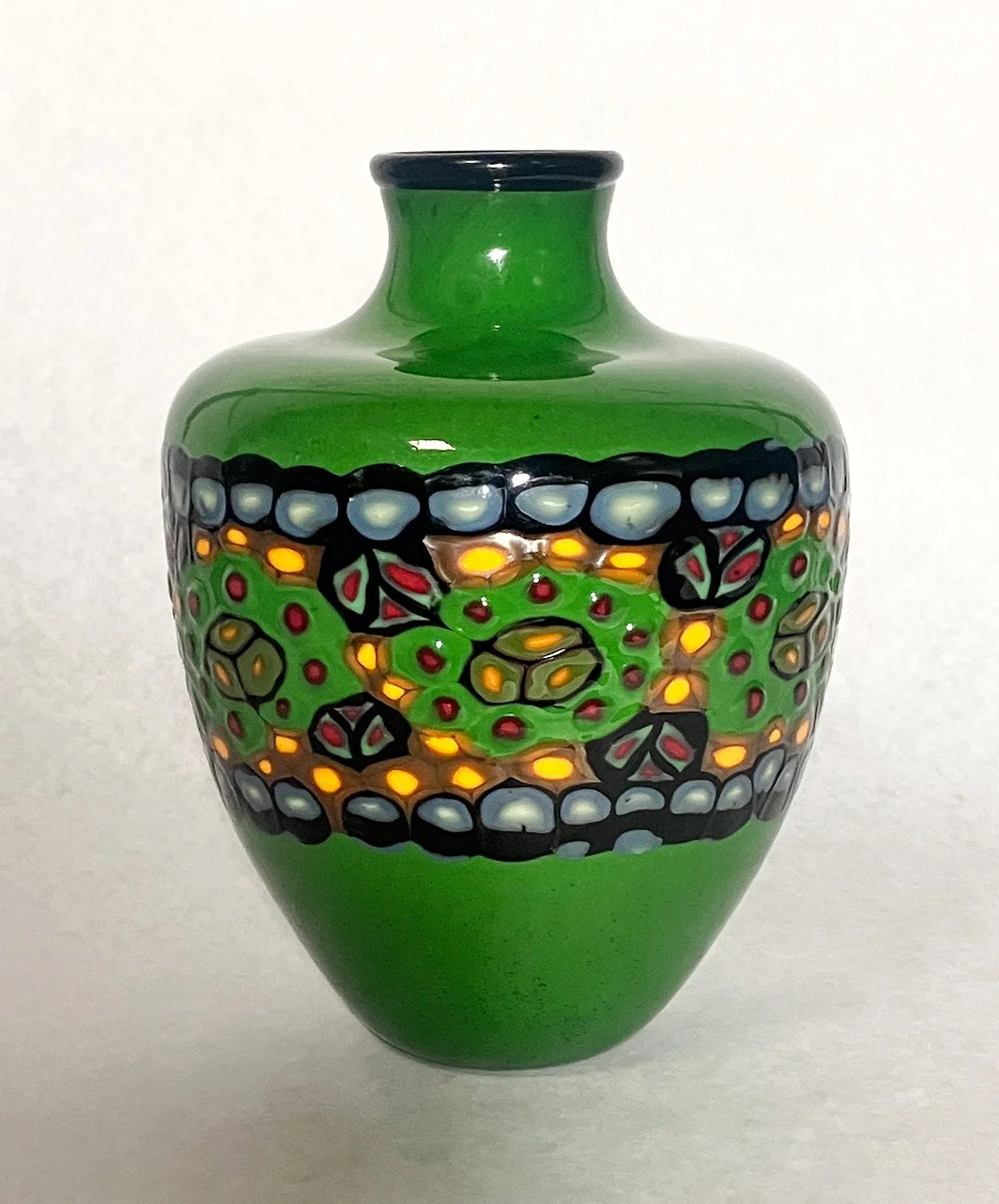 Daisy Tapestry Murrine Vase