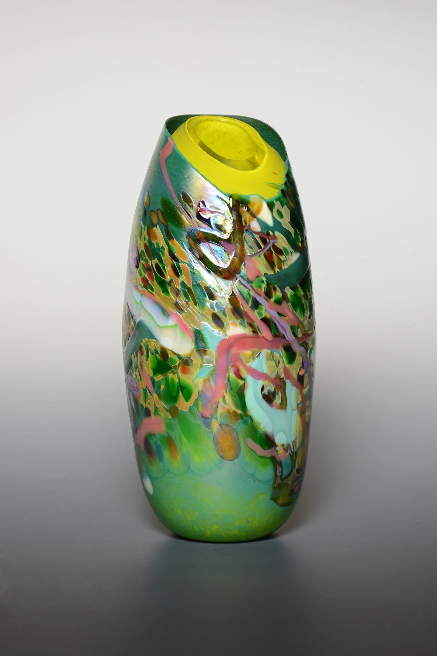 Springtime Beveled Vase