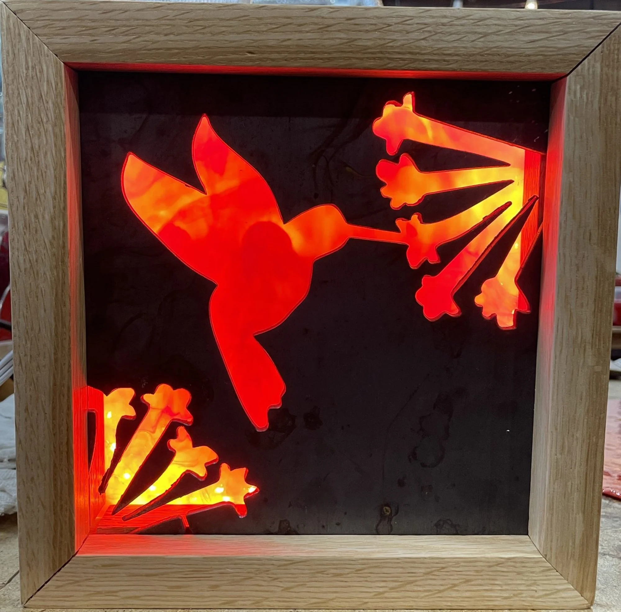 Hummingbird Shadowbox