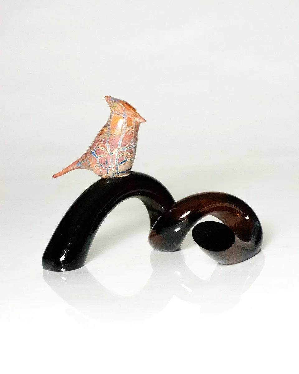 Chalcedony Perched Bird