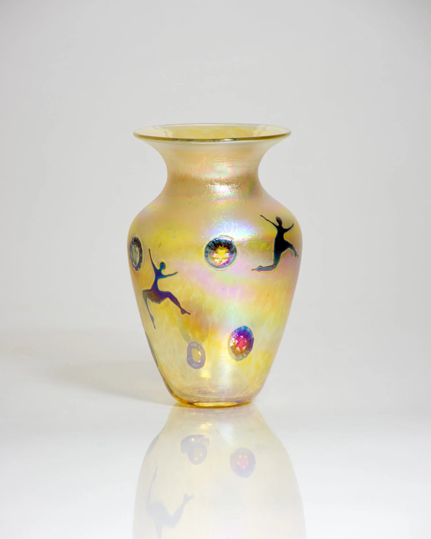 Gold Figure Vase