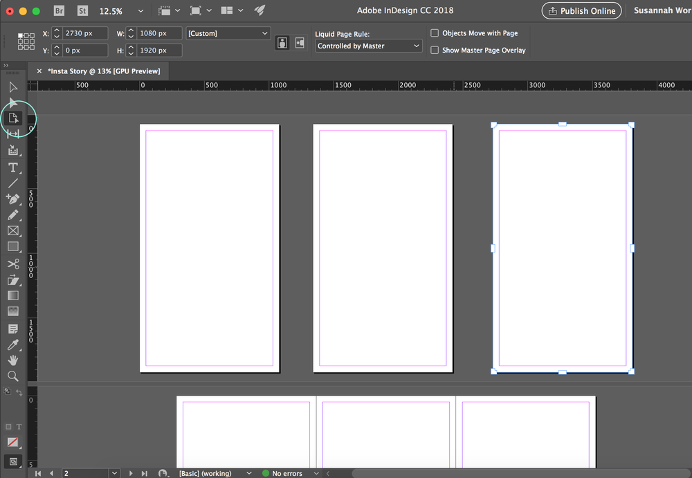 Indesign Secrets How To Fake Illustrator Artboards In Indesign Hello Ginger Branding Web Design
