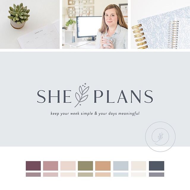 Congrats to Ashley of @she_plans on the launch of her new rebrand! 😍 Ashley has been designing daily, weekly and monthly planners since 2013, but is changing the direction of her business away from physical planners to digital printable planner page