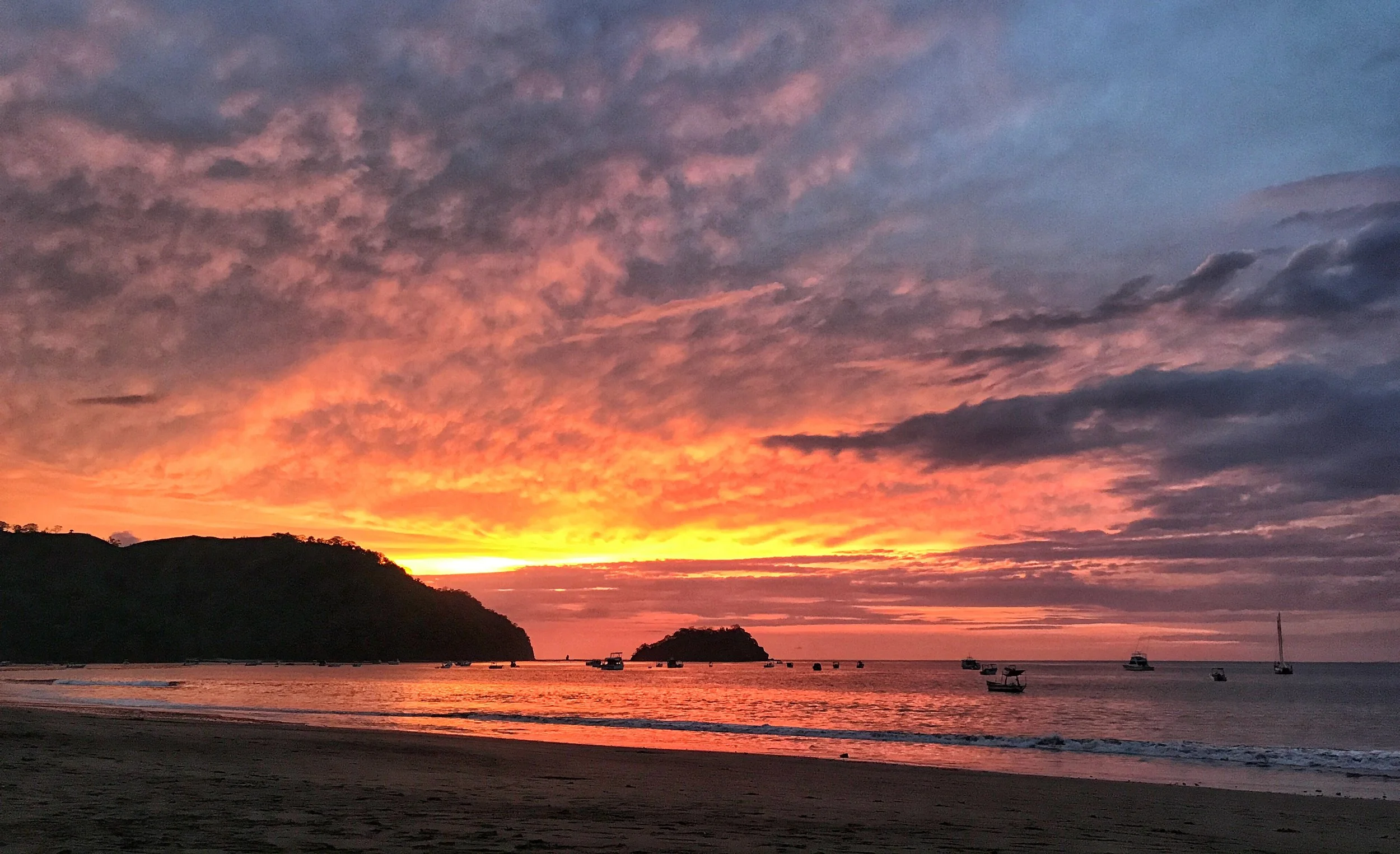 Sunset from Playa Del Coco