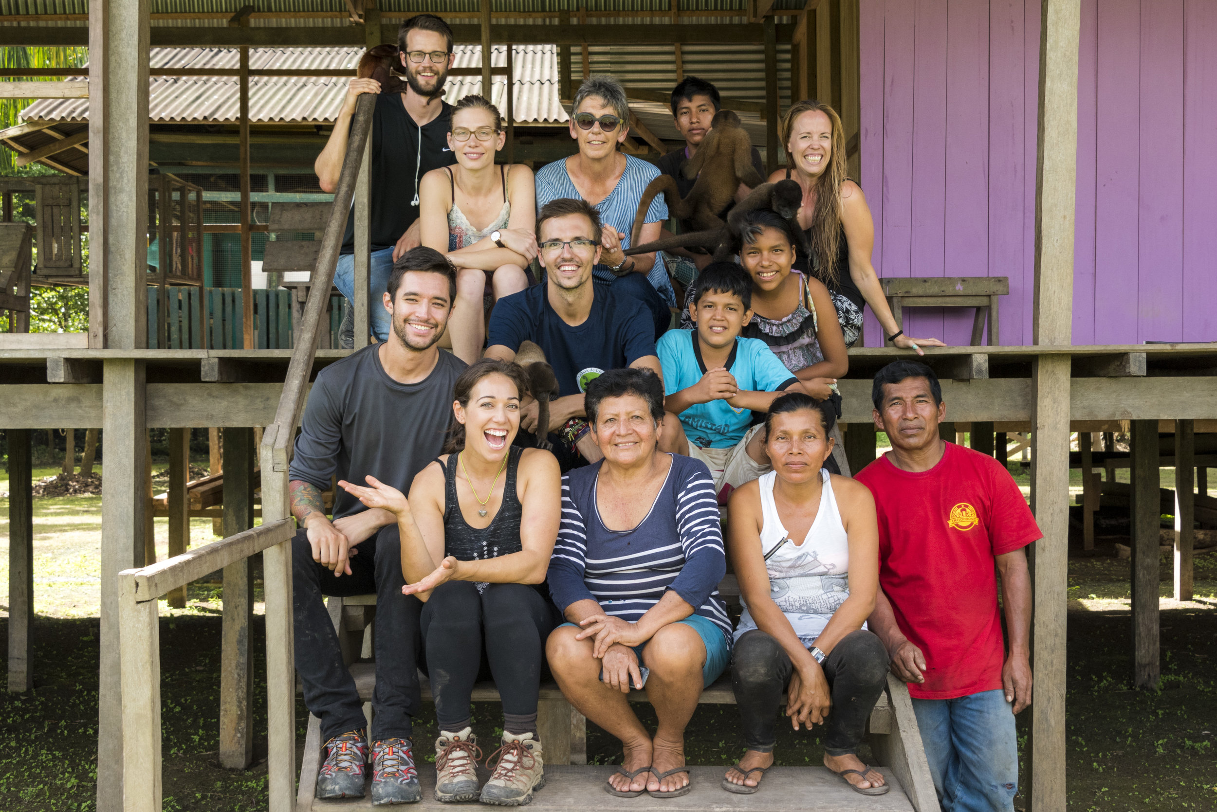 Our Monkey Sanctuary family.