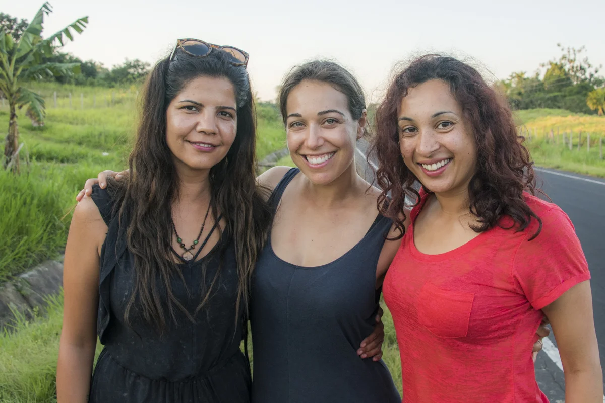 My new Aya sisters Payal, my roommate from Dubai, and Nasima from London.