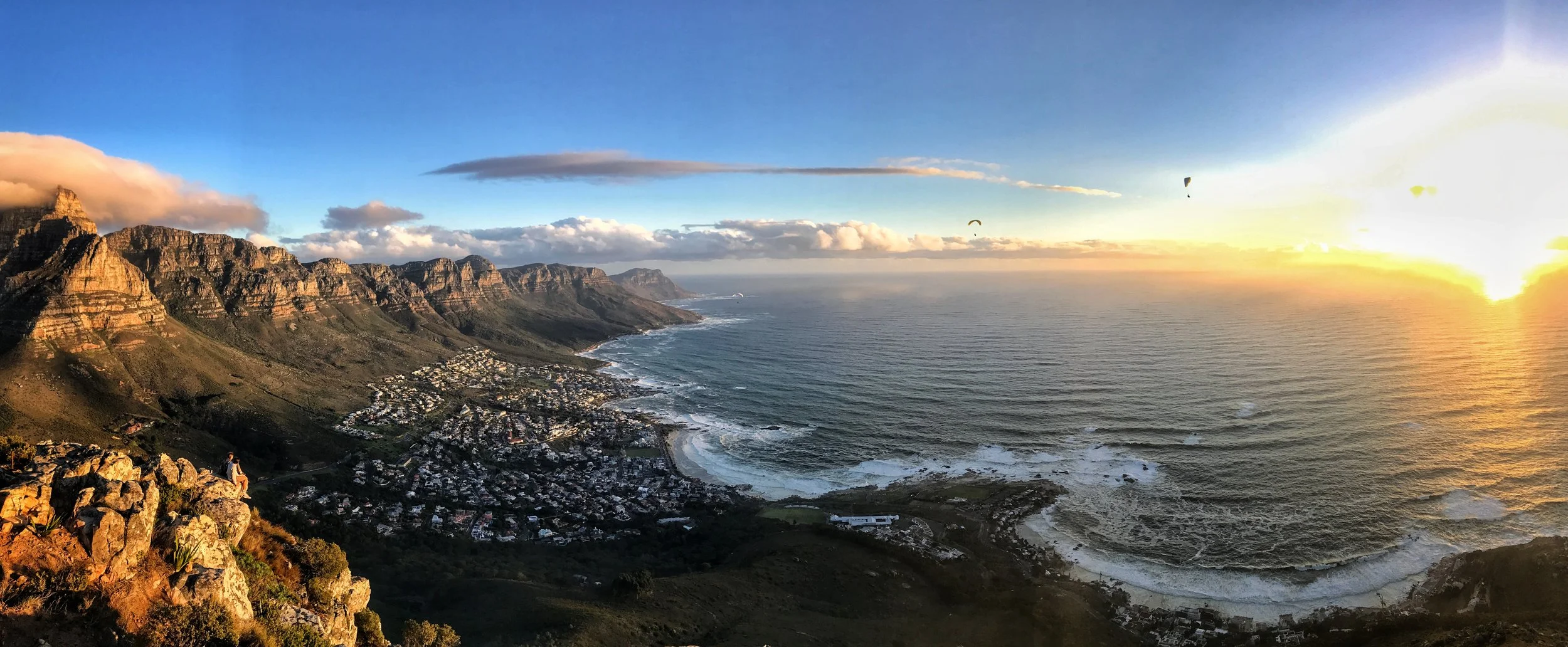 Sunset from atop Lion's Head.