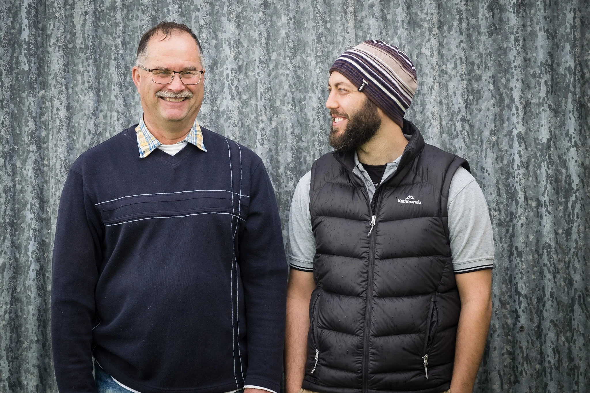 Michael (Dad) and Myself (Simon) - Two generations of Schulz Dairy Farmers.