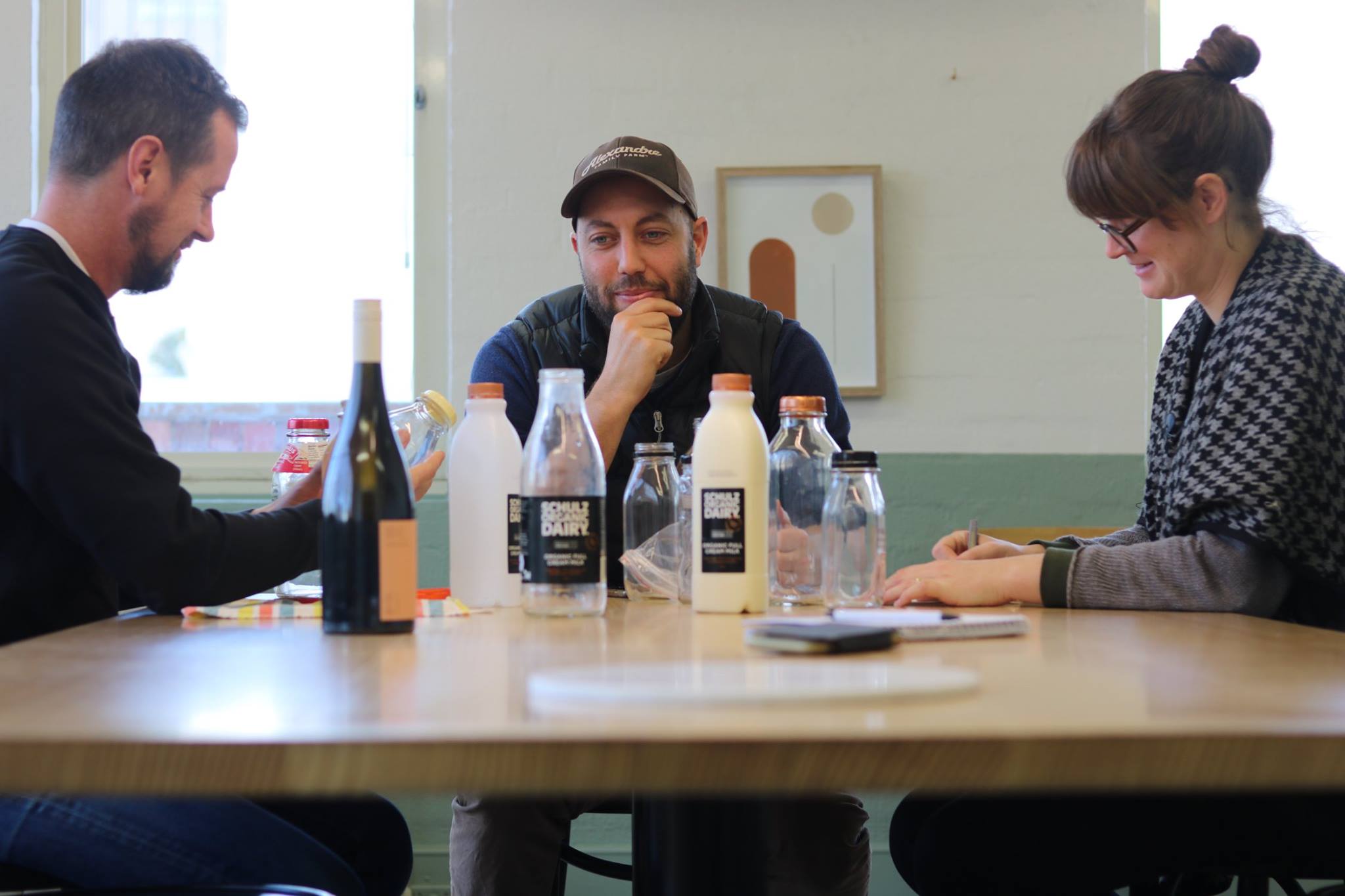 Simon Schulz considering his plastic free options with @swearwords & @containdesignstudio