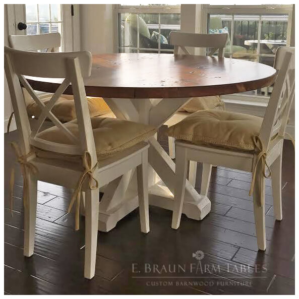 E Braun Farm Tables And Furniture Inc, Kitchen Farm Table