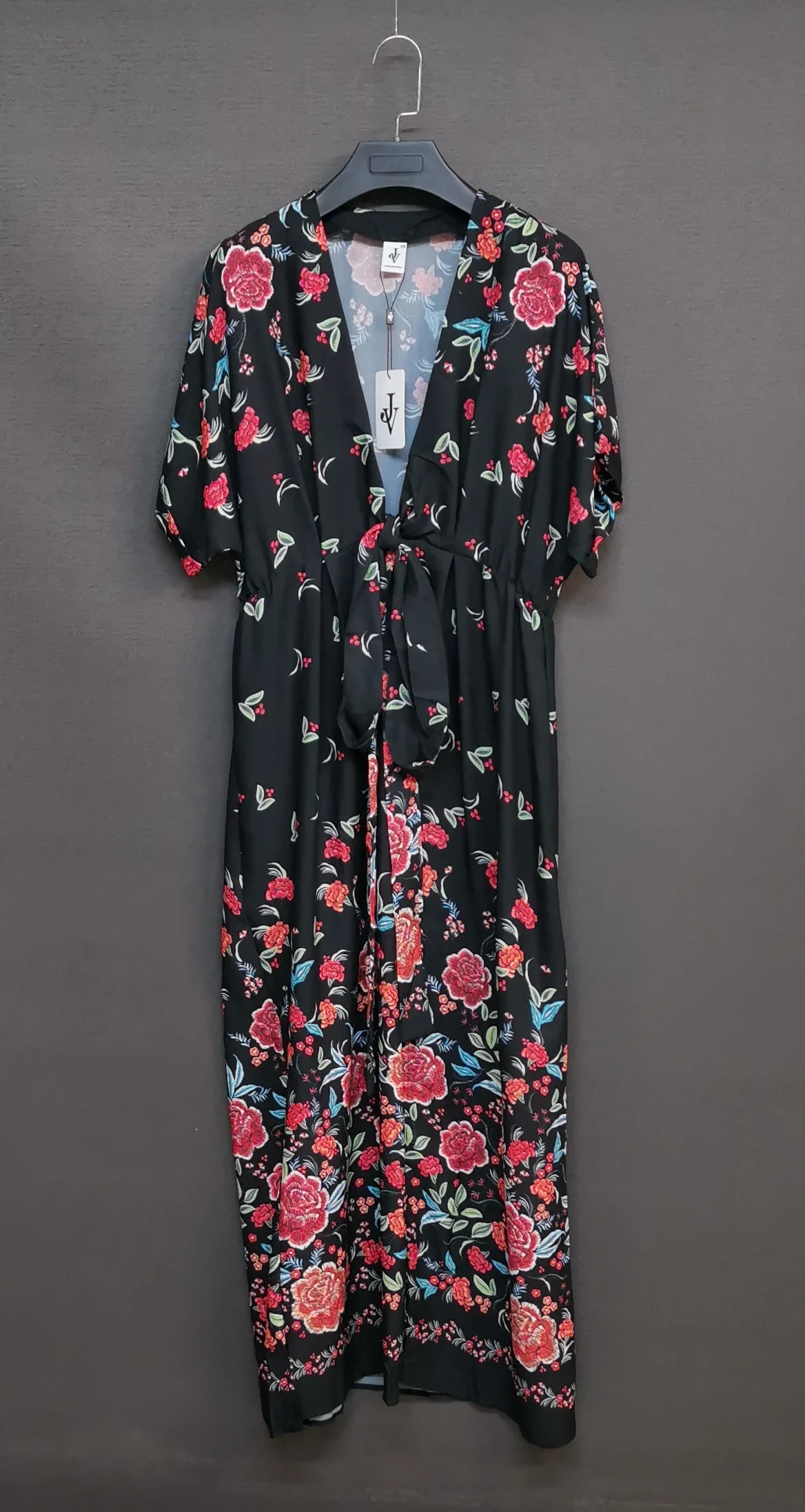 Arianna Maxi Dress ZX228 Black 8-14 Polyester $25.jpg