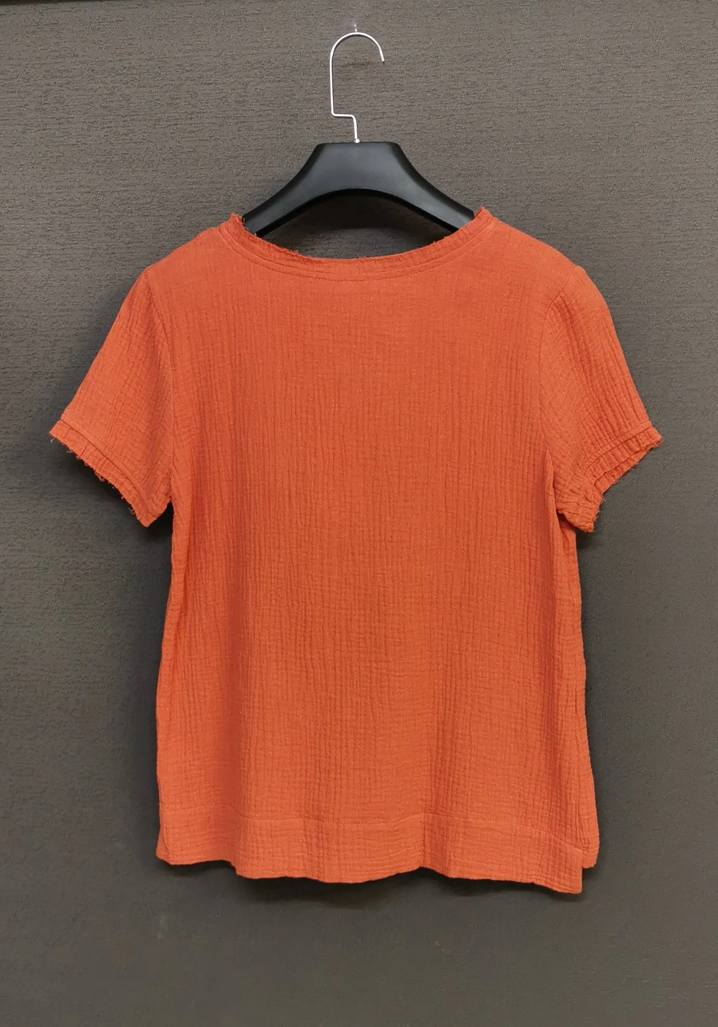 Tatum Cap Sleeve Tee 9982 Rust 8-14 Cotton $16 back.jpg