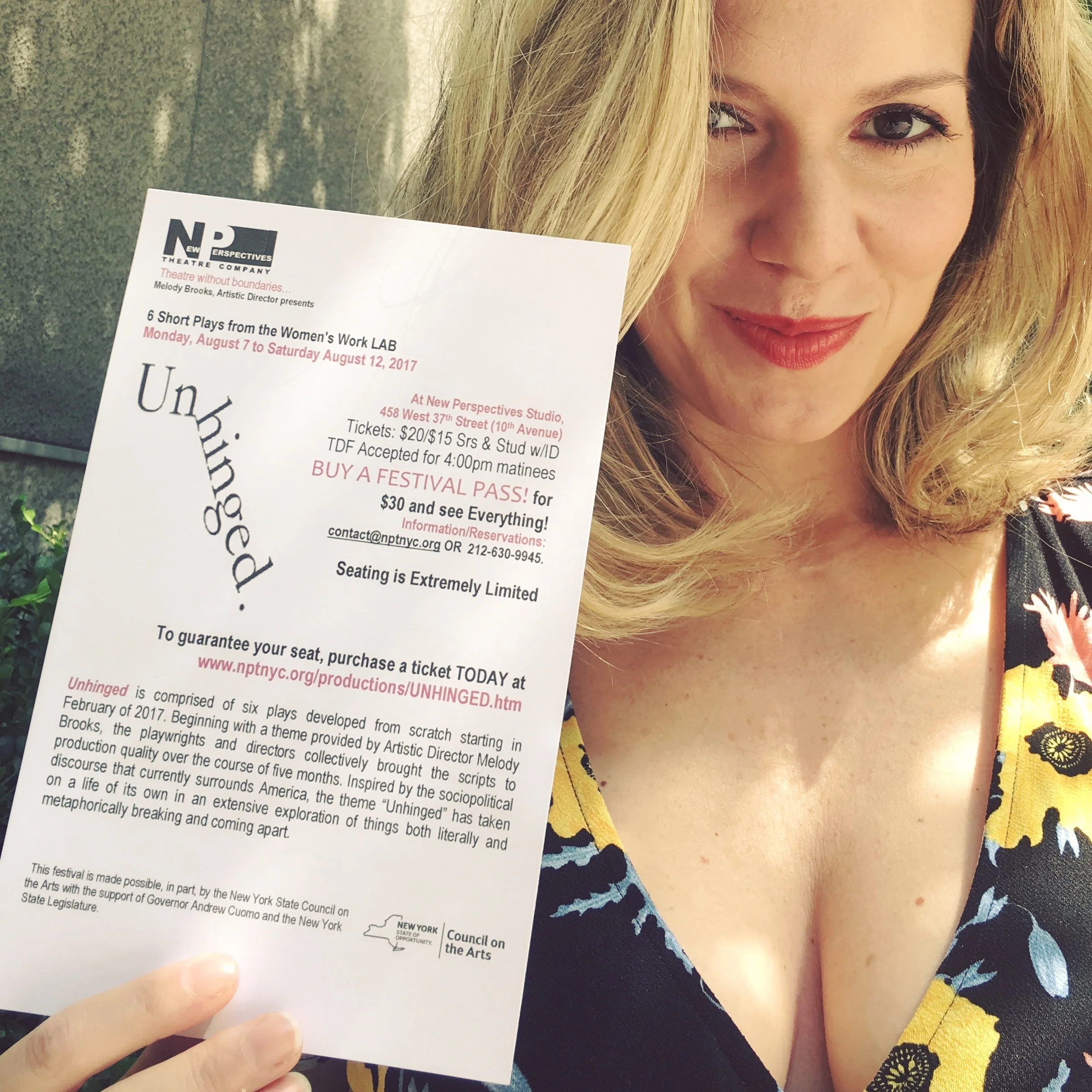 Making my stage role debut Aug 7-12th as sexy mistress, Eden, in "The Doors of Perception" at The New Perspectives Theater