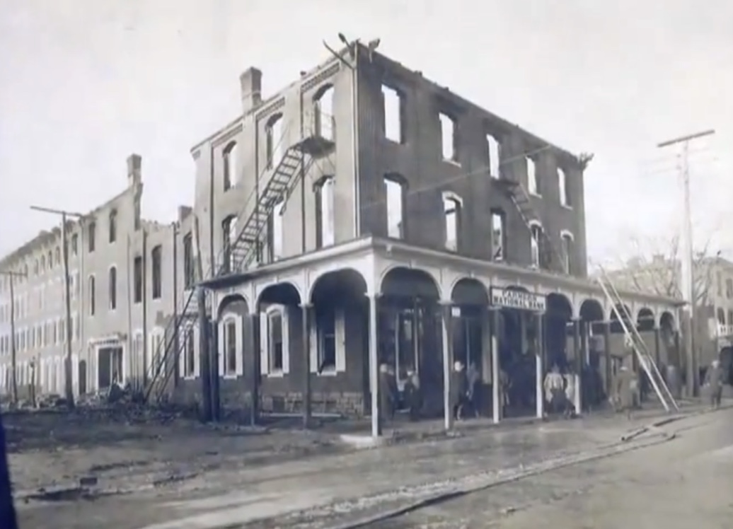 After the fire.