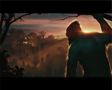 Bigfoot Outside The House
