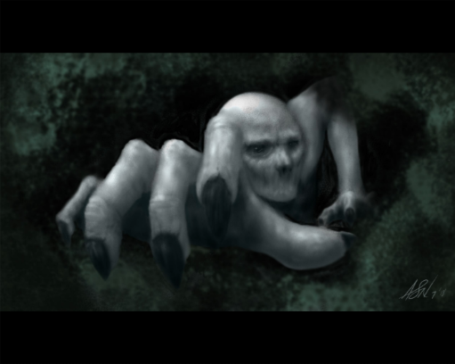 The White Mouthless Creature