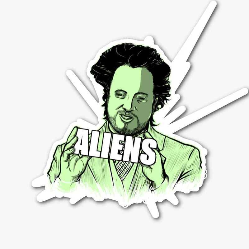 ALIEN Die-Cut Sticker