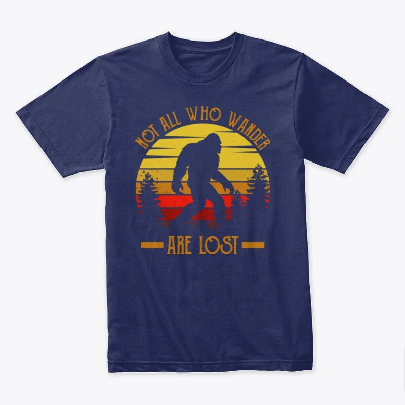 Wandering Bigfoot Premium Unisex Tee