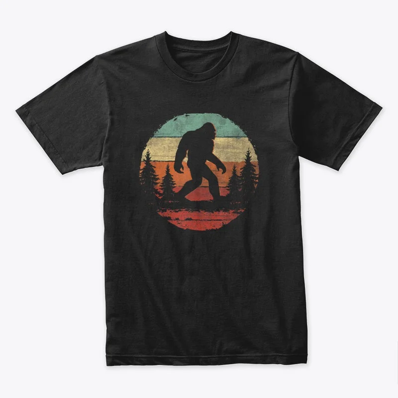 Retro Bigfoot Unisex Premium Tee