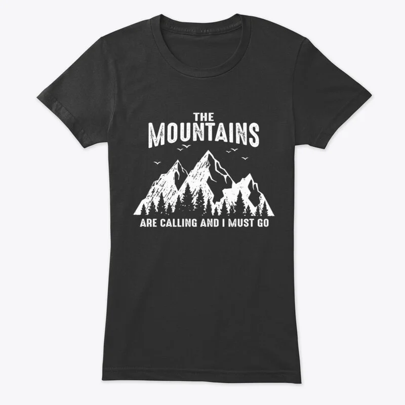 The Mountains Are Calling Women's Triblend Tee