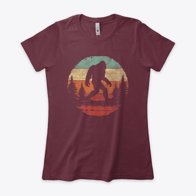 Retro Bigfoot Women's Boyfriend Tee