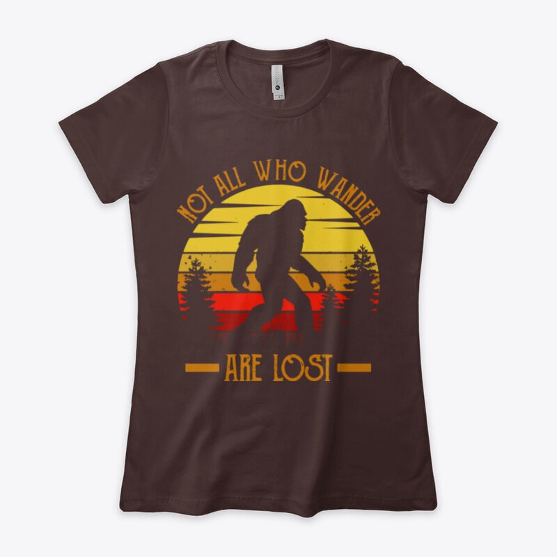 Wandering Bigfoot Women's Boyfriend Tee