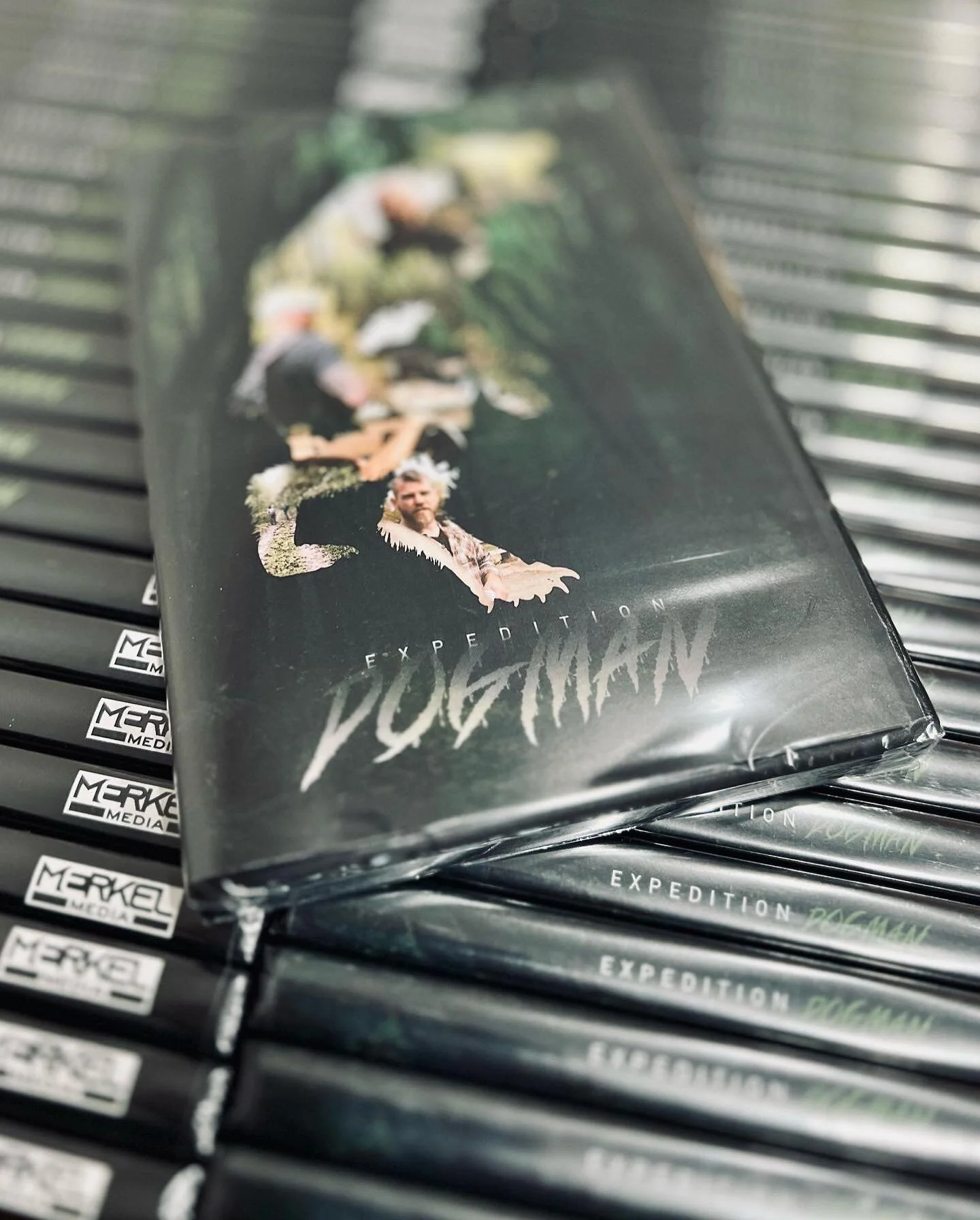 100 Expedition Dogman DVDs came in yesterday. This batch is DVD only because of production prices doubling for Blu-ray. Won&rsquo;t be on the website for sale until the people at @blurrycreatures BlurryCon get the chance to have first crack at them.