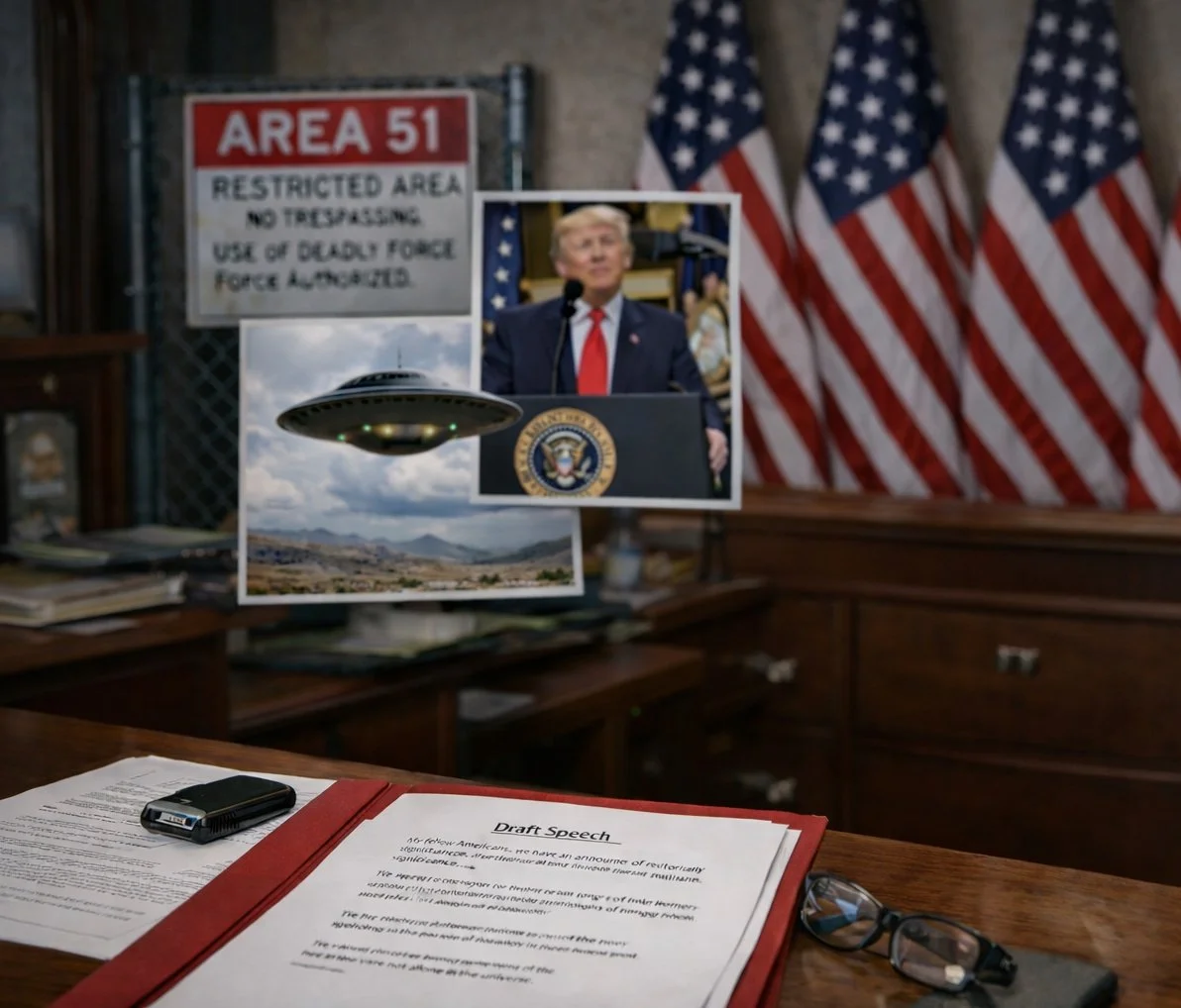 READ: White House “Alien Announcement” Speech Allegedly Already Written, Lara Trump Says