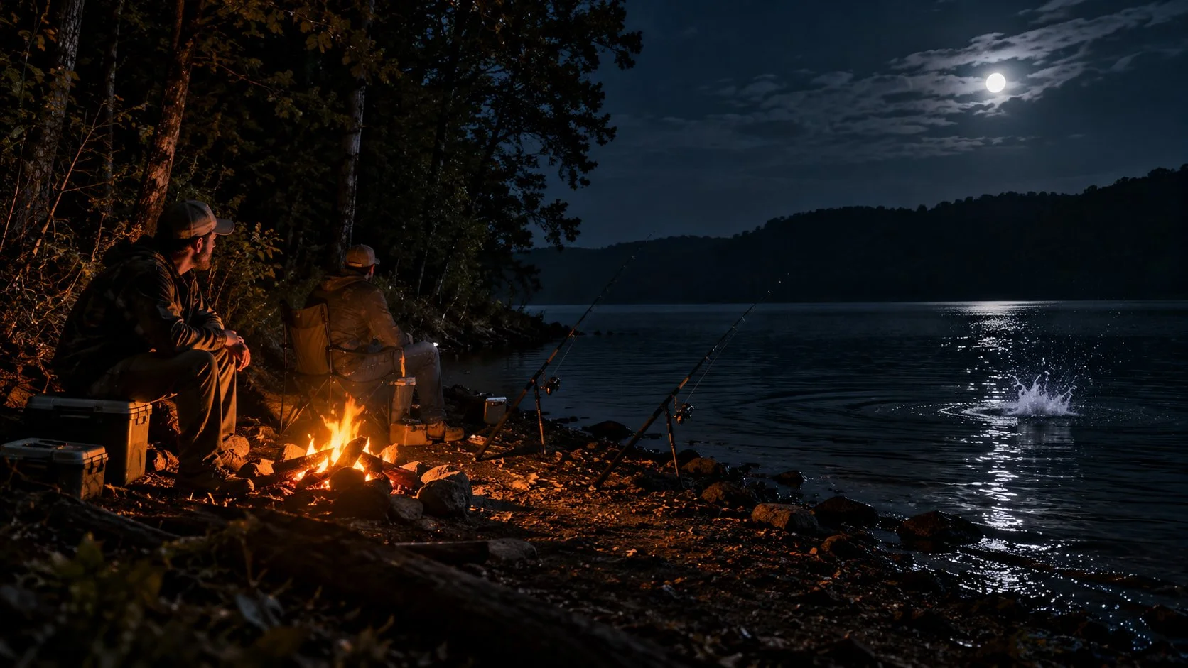 Written Confession: Unexplained Rock Throwing During a Night Fishing Trip on Norris Lake