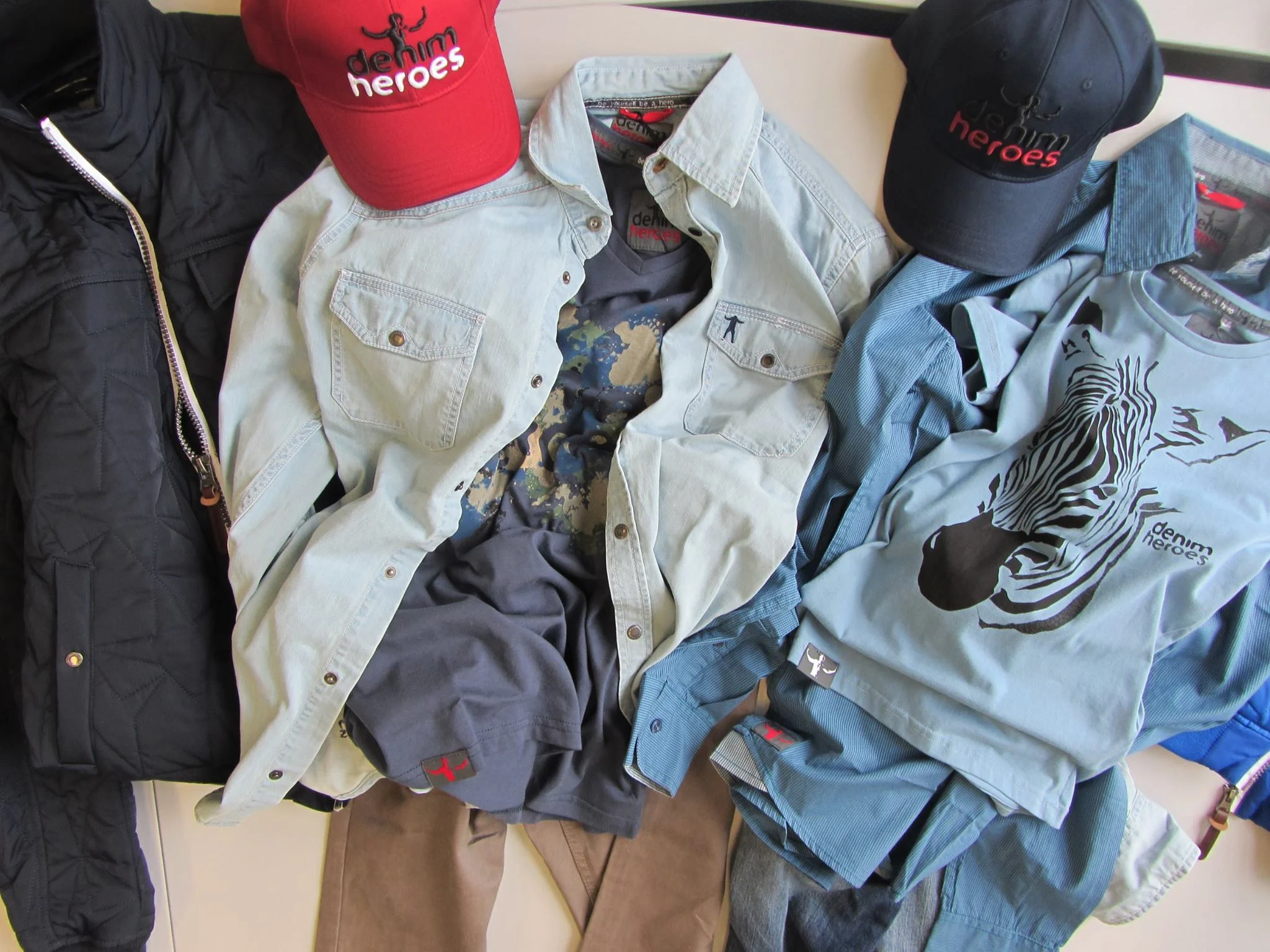 DENIM HEROES/ Mens casual wear design